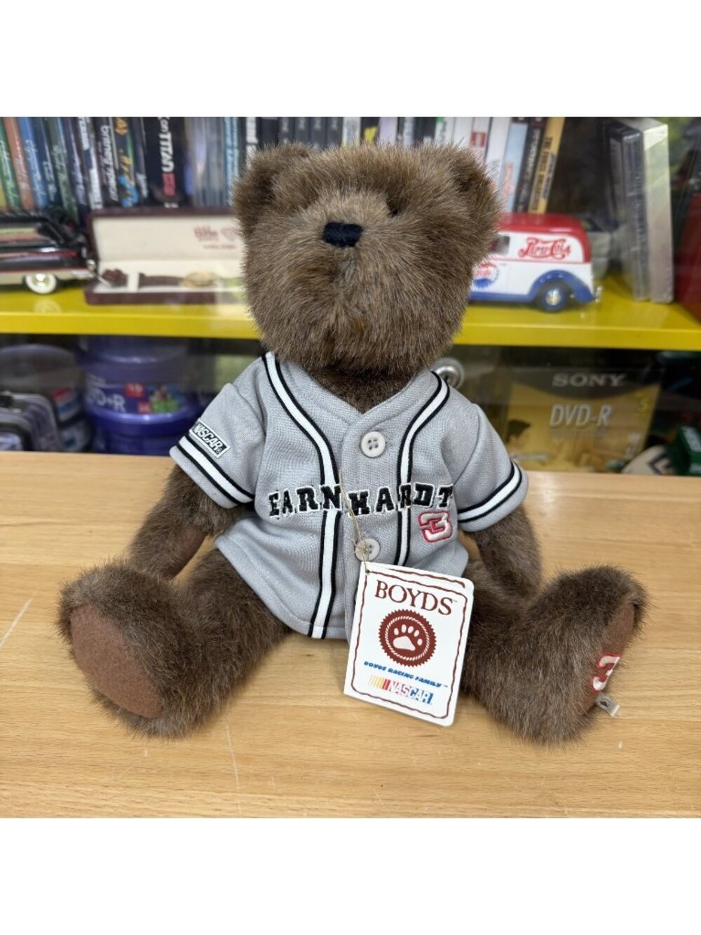 Boyds Racing Family Nascar Bear Dale Earnhardt 12" Plush w/Jersey #3